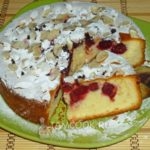 венский пирог с замороженной вишней