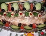 Рыба в рукаве для запекания