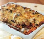 Запеканка с грибами и макаронами